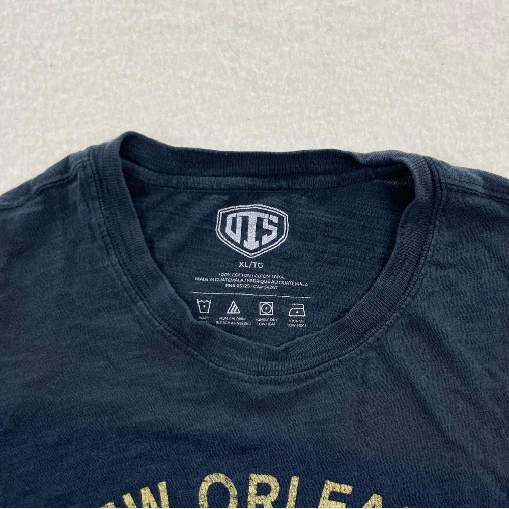 NFL New Orlean Saints Football Navy Blue T-Shirt Size XL - Picture 3 of 6